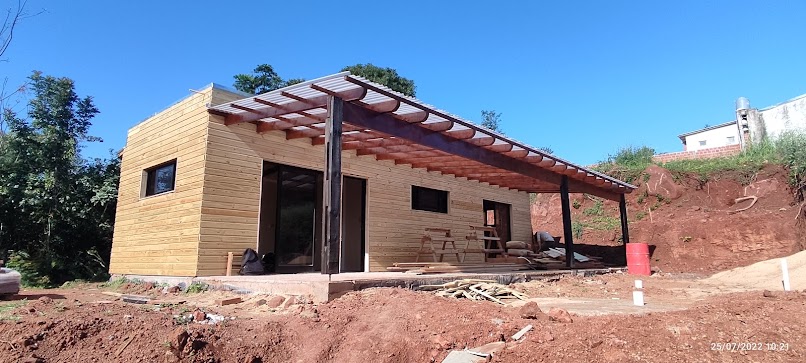 Vivienda Wood Frame en Construcción